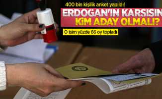 400 bin kişilik anket! Erdoğan'ın karşısına kim aday olmalı?  