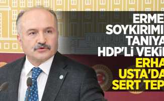 Ermeni soykırımını tanıyan HDP'li vekile Erhan Usta'dan sert tepki