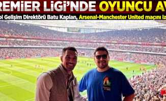 Premier Lig'inde Oyuncu Avı! Futbol Gelişim Direktörü Batu Kaplan, Arsenal-Manchester United maçını izledi...
