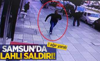 Samsun'da silahlı saldırı: 1 ağır yaralı