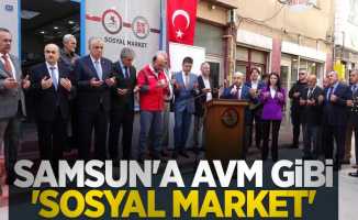 Samsun’a AVM gibi ‘Sosyal Market’
