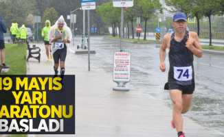 19 Mayıs Yarı Maratonu başladı