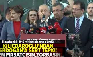Kılıçdaroğlu'ndan Erdoğana Sert Tepki! ''Sen Fırsatçısın,Zorbasın''