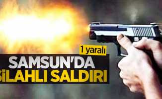 Samsun'da Silahlı Saldırı; 1 Yaralı