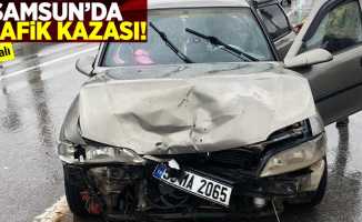 Samsun'da Trafik Kazası! 3 yaralı