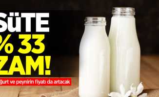 Süte yüzde 33 zam! Yoğurt ve peynir fiyatları da etkilenecek