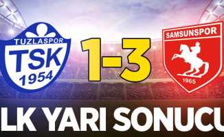 Tuzlaspor 1-3 Samsunspor (İlk Yarı Sonucu)