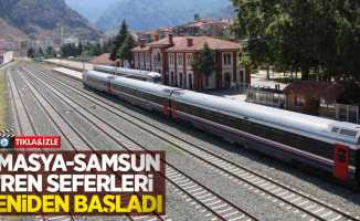 Amasya-Samsun tren seferleri yeniden başladı
