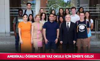 Amerikalı öğrenciler yaz okulu için İzmir’e geldi