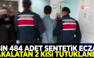 Bin 484 Adet Sentetik Ecza Yakalatan 2 Şahıs Gözaltına Alındı!