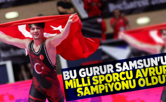 Bu Gurur Samsun'un! Samsunlu Milli Sporcu İbrahim Özdemir Avrupa Şampiyonu Oldu