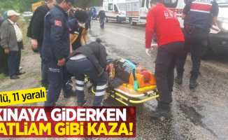 Kınaya giderken katliam gibi kaza: 7 ölü, 11 yaralı