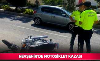 Nevşehir’de motosiklet kazası