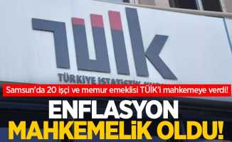 Samsun'da 20 işçi ve memur emeklisi TÜİK'i mahkemeye verdi! Enflasyon mahkemelik oldu