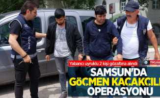 Samsun'da göçmen kaçakçılığı operasyonu: Yabancı uyruklu 2 kişi gözaltına alındı