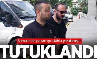 Samsun'da pazarcıyı silahla yaralamıştı! Tutuklandı