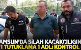 Samsun'da silah kaçakçılığına 1 tutuklama 1 adli kontrol