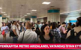 Yenikapı’da metro arızalandı, vatandaş isyan etti