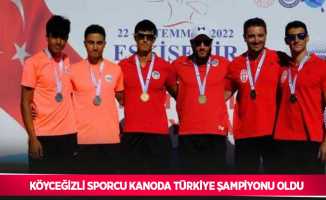Köyceğizli sporcu kanoda Türkiye şampiyonu oldu