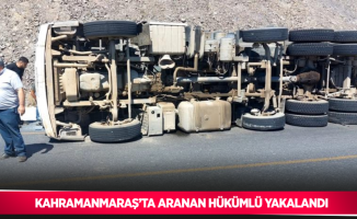 Kuzey Marmara Otoyolu’nda devrilen kamyonun sürücüsü ağır yaralandı