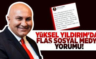 Samsunspor Başkanı Yüksel Yıldırım'dan Dikkat Çeken Sosyal Medya Yorumu!