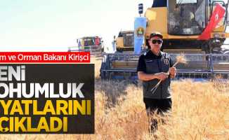 Tarım ve Orman Bakanı Kirişci yeni tohumluk fiyatlarını açıkladı