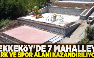 Tekkeköy'de 7 Mahalleye Park ve Spor Alanları Kazandırılıyor!