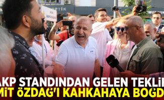AKP Standından Gelen Teklif Ümit Özdağ'ı Kahkahaya Boğdu!