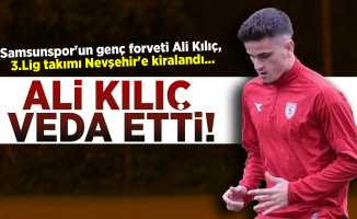 Ali Kılıç Veda Etti! Samsunspor'un genç forveti Ali Kılıç, 3.Lig takımı Nevşehir'e kiralandı...