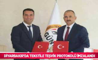 Diyarbakır’da tekstile teşvik protokolü imzalandı