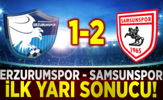 Erzurumspor 1 Samsunspor 2 (İlk Devre)