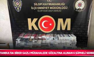 İstanbul’da biber gazlı müdahalede gözaltına alınan 6 şüpheli serbest