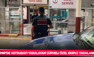 İzmir’de astsubayı yaralayan şüpheli özel ekiple yakalandı