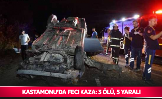 Kastamonu’da feci kaza: 3 ölü, 5 yaralı