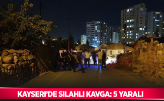 Kayseri’de silahlı kavga: 5 yaralı