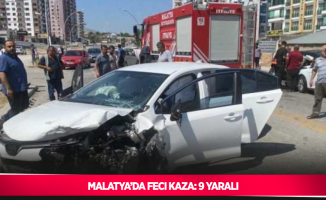 Malatya’da feci kaza: 9 yaralı