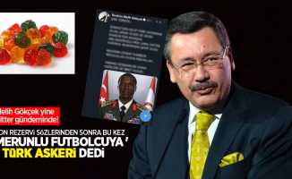 Melih Gökçek yine twitter gündeminde! Jelibon rezervi sözlerinden sonra bu kez Kamerunlu futbolcuya 'Türk askeri' dedi
