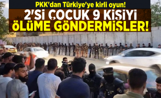 PKK'dan Türkiye'ye Kanlı Oyun! 2'si Çocuk 9 Kişiyi Göz Göre Göre Ölüme Göndermişler!