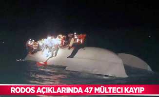 Rodos açıklarında 47 mülteci kayıp