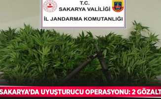 Sakarya’da uyuşturucu operasyonu: 2 gözaltı