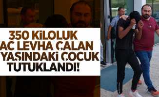 Samsun'da 350 Kiloluk Sac Levha Çalan Çocuk Tutuklandı!