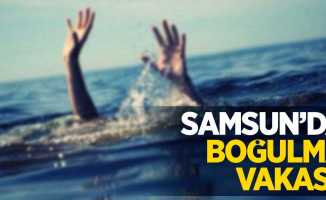 Samsun'da boğulma vakası