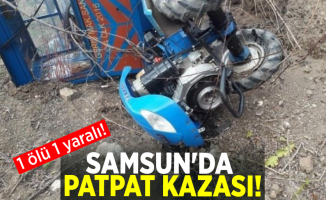 Samsun'da Patpat Kazası! 1 ölü 1 yaralı!