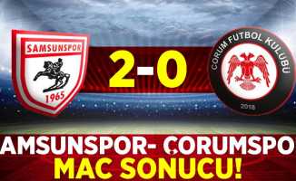 Samsunspor Güven Tazeledi! Samsunspor- Çorumspor FK Maç Sonucu 2-0