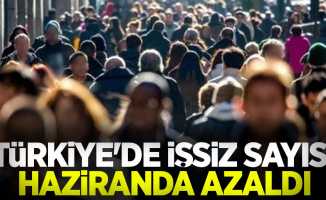 Türkiye'de işsiz sayısı haziranda azaldı