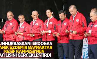 Cumhurbaşkanı Erdoğan Canik Özdemir Bayraktar Keşif Kampüsü'nün açılışını yaptı