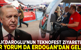Kılıçdaroğlu'nun Teknofest Ziyaretine Bir Yorum Da Erdoğan'dan Geldi!
