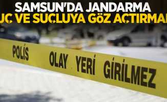 Samsun'da jandarma suç ve suçluya göz açtırmadı
