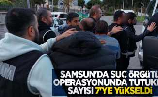 Samsun'da suç örgütü operasyonunda tutuklu sayısı 7'ye yükseldi