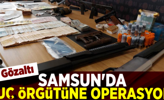 Samsun'da Suç Örgütüne Operasyon! 15 Gözaltı!